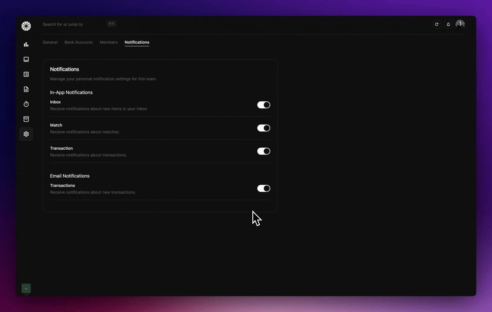 Buffer - In App Notifications